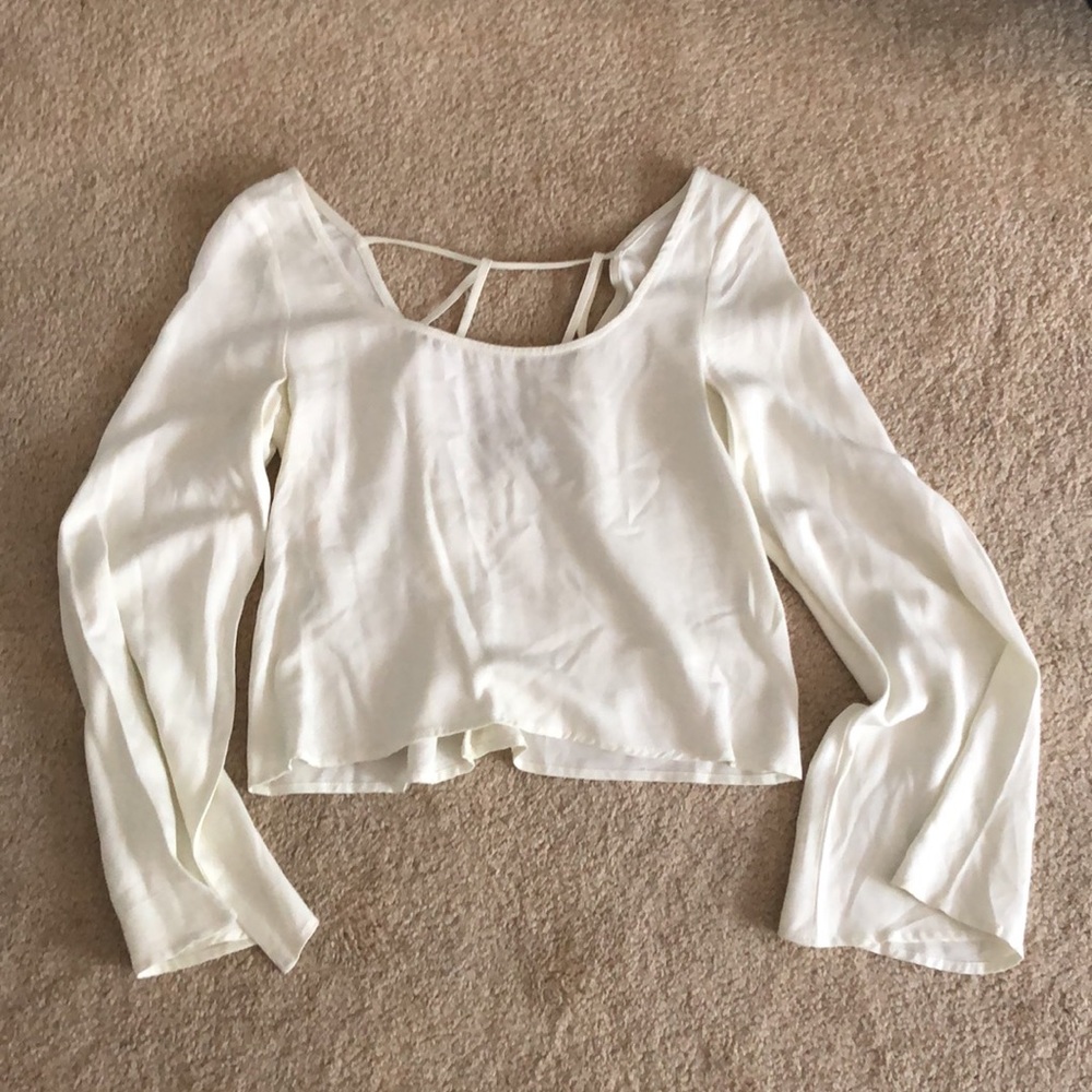 Open back blouse